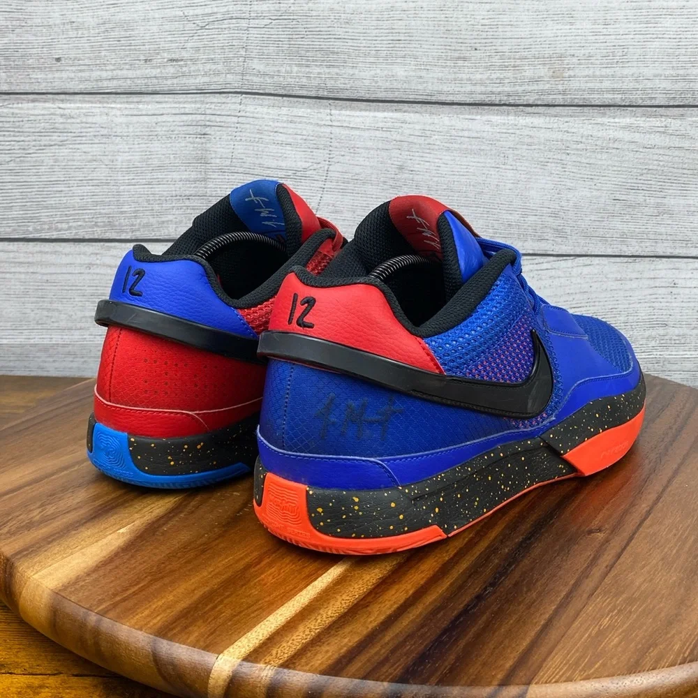 Nike Ja 1 Hunger University Red Royal Blue Basketball Shoe DR8785-401 Men’s 10